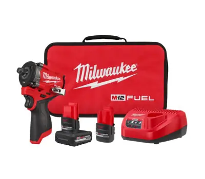 MILWAUKEE 2563-22 M12 Fuel Stubby 1/2 In. Impact Wrench Kit