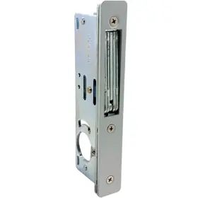 CALIBRE DOOR CLOSERS LS1001-118-AL Deadlock 1-1/8in Flat Faceplate Replacement MPN