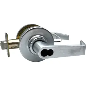 MARKS HARDWARE 195RFEU/26D-F19 Full-Size Interchangeable Core Schlage 24V Electric Unlocked Fail-Secure Storeroom Clutched Lever Lockset