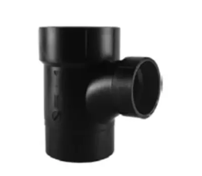 CHARLOTTE PIPE ABS004040800 2 in. ABS Spigot x 1/2 in. Hub x 1/2 in Hub Reducing Sanitary Street Tee