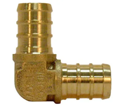 NIBCO NP07R-LF PX80640A 3/4 in. PEX x 1/2 in. PEX Bronze 90-Degree Insert Elbow Lead Free