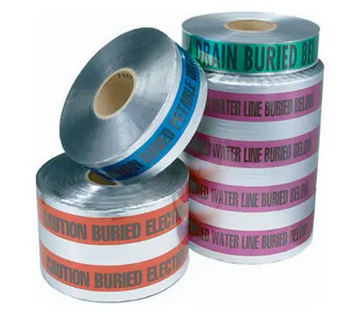 CHRISTYS TA.DT.3.GS 3 in. x 1000 ft. Polyethylene Detectable Marking Tape