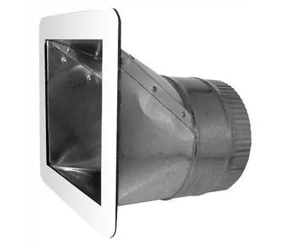 Southwark Metal AT6310 10 in. 28 Gauge Galvanized Steel Square to Round High-Efficiency Air-Tite Side Takeoff