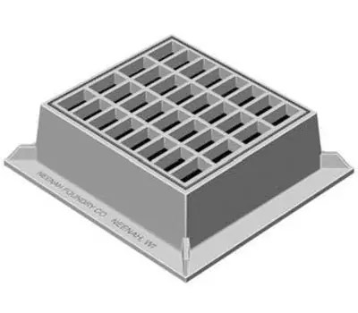NEENAH R-3570 NH ALTB F&G 8 4-Flange Type-A Casting Grate