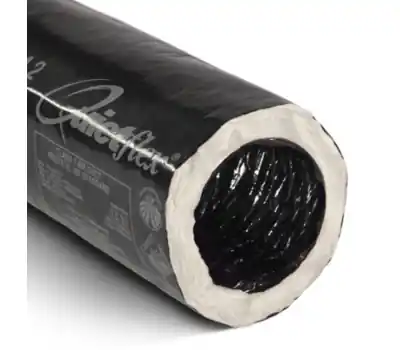 QUIETFLEX 60 6 in. x 25 ft. R-6 Black Polyethylene UV-Inhibited Flexible Air Duct