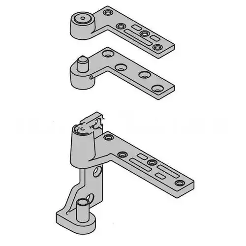 IVES 7215SET US10B RH 3/4in Offset Pivot Set Right Hand