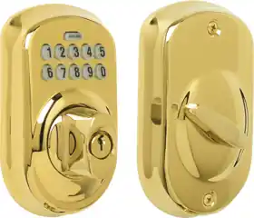 SCHLAGE LOCK BE365-PLY-505 Keypad Deadbolt Plymouth Grade 2