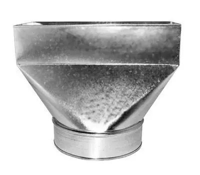 Southwark Metal PH72124 2 x 12 x 4 in. Galvanized Steel Straight Register Boot