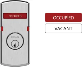 SCHLAGE LOCK 47804352 626 Indicator Vacant Occupied Satin Chrome