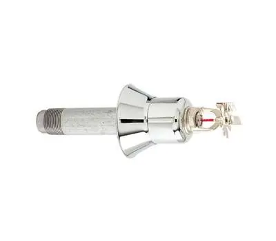 Victaulic S363CFQ811 V3610 FireLock 200 Degrees F 12 in. K5.6 Quick Response Horizontal Sidewall Dry Sprinkler with Sleeve and Skirt