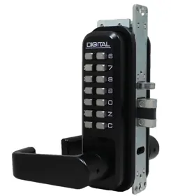 LOCKEY USA 2985JB Single Combination Mechanical Keyless Narrow Stile Lever Lock