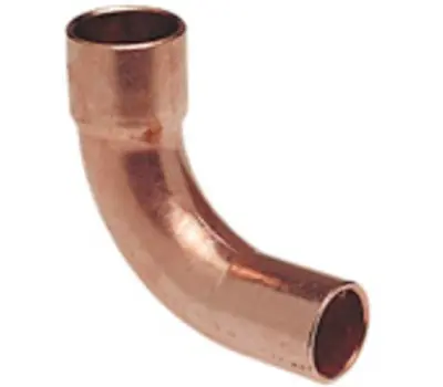 ACR Tubing 039923318503 2-1/8 in. OD Sweat x OD Fitting Wrot Copper Long Radius 90-Degree Street Elbow