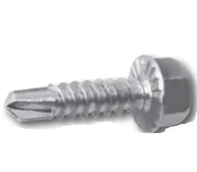 DURO DYNE 14202 Pro Point #10-16 x 3/4 in. Hex Head Self-Drilling Screw Pack of 500