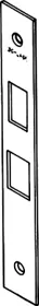 Schlage Lock 09-664-613 Armor Front for L9440 with Deadbolt Mortise Lock