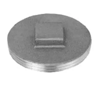 Sioux Chief 876-35PK 3-1/2 in. Brass Square Raised Head Flush Cleanout Plug