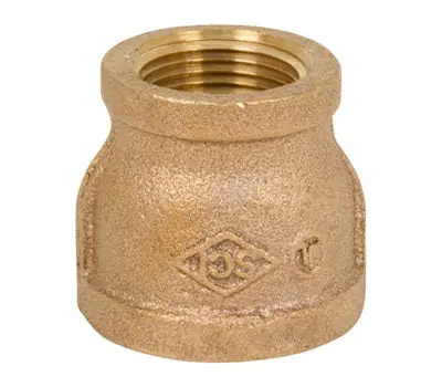 SMITH-COOPER 36RC1004003L 1/2 in. FNPT x 3/8 in. FNPT 125 lb. Bronze Reducing Coupling