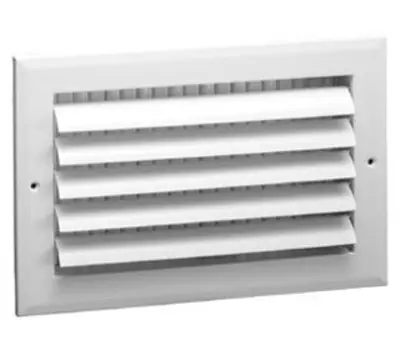 HART & COOLEY A611OB 08 04 W 8 x 4 in. Aluminum 1-Way Curved Blade Sidewall/Ceiling Register