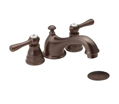 Faucets T6103ORB Kingsley 4 in. 1.5 GPM 2-Handle Low Arc Bathroom Faucet Oil Rubbed Bronze