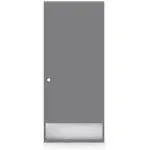 IVES 8400 10X34 BLK Kickplate .050in Thickness 10in x 34in Replacement MPN