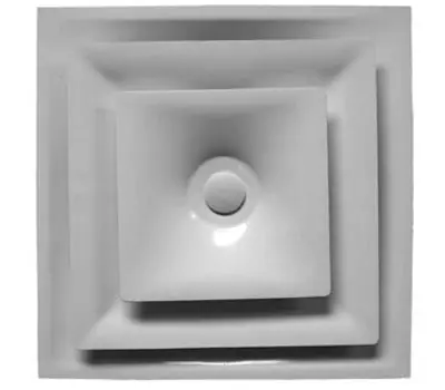 HART & COOLEY FPD12-06 6 in. Steel 4-Way Fixed Pattern Diffuser Replacement MPN