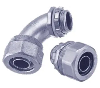 BRAMEC 15065 1/2 in. Metallic Liquid-Tight Straight Lock-Nut Connector