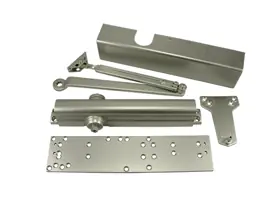 Design Hardware 316R-AL Door Closer Heavy Duty with Multi Use Drop Plate