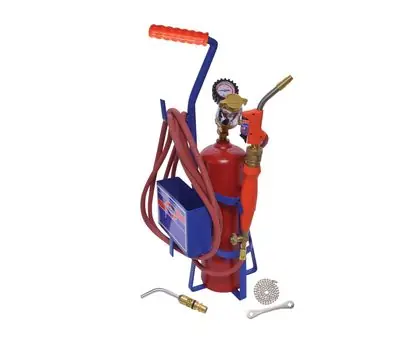 Uniweld KT2A8XMCC Twister Self-Igniting Torch Kit with Carrying Stand
