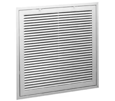 HART & COOLEY 96AFBT 20X20 TB RTN AIR FLT WH Fixed T-Bar Return Air Filter Grille
