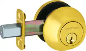 Schlage Lock JD60-605 Single Cylinder Deadbolt 5-Pin C Keyway KA4 Adjustable Bolt 605