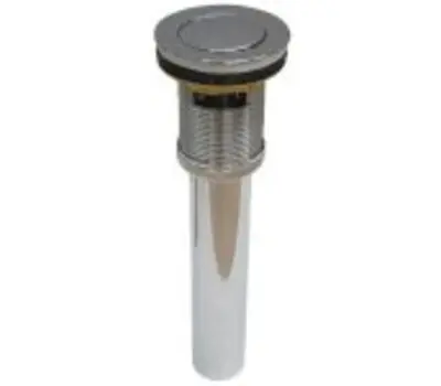 LARSEN SUPPLY COMPANY 20107C Tip-Toe Lavatory Pop-Up for Standard Sink with Overflow