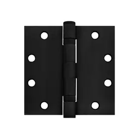 IVES 5BB1 4.5X4.5 F-BLK 5-Knuckle Hinge Standard Weight Full Mortise