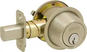 SCHLAGE LOCK B560-P-619 KA4 C Deadbolt Single Cylinder Keyway 5-Pin Adjustable Backset Grade 2