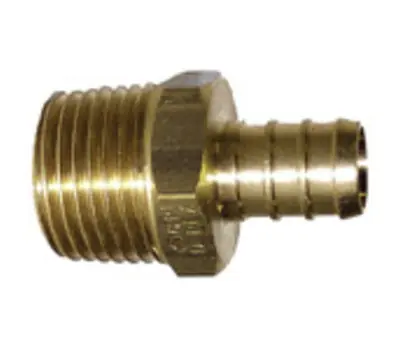 NIBCO NP25B1212 1/2 in. PEX Barb x MIP Brass Adapter