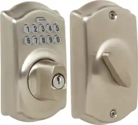 SCHLAGE LOCK BE365-CAM-619 12-287 Keypad Deadbolt Grade 2