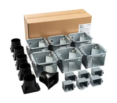 BROAN-NUTONE BELH Bathroom Exhaust Fan with LED Light Housing Pack Set of 6