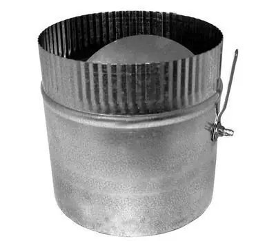 SOUTHWARK METAL 12596 6 in. Galvanized Steel Manual Damper Section