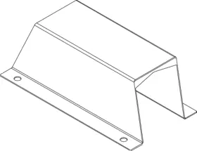 TRIMCO PG8125VV-4.630 Universal Exit Guard 630/US32D Stainless Steel