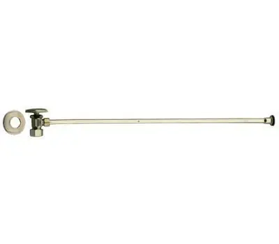 Braxton Harris Company SKC058-038-20-PB Closet Supply Kit 1/2 in. Compression x 3/8 in. Compression PVD Polished Brass