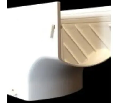 AC Guard CGINT90B Cover Guard Plastic Internal 90-Degree Elbow
