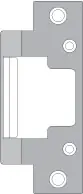 HES 801E-630 Faceplate 4-7/8in x 1-1/4in Extended Lip Replacement MPN