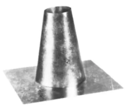 American Metal Products 5EFT 5 in. Galvanized Steel Tall Cone Flashing