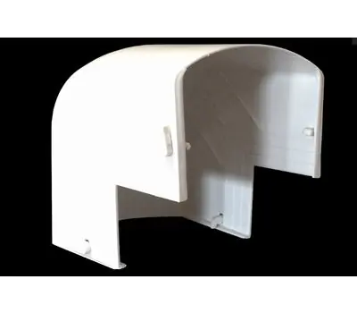 AC Guard 3CGEXT90W Cover Guard 3 in. Single-Zone External 90-Degree Elbow White