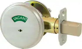 FALCON LOCK D271-626 Occupancy Indicator x T-Turn Deadbolt Adjustable Backset