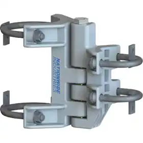 LOCKEY USA CL-7211-GY Self Closing Hinge for Gate Post 2-1/2in to 3in