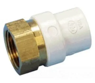 CHARLOTTE PIPE CTS 02103B 0600 1/2 in. CTS Socket x Brass Female CPVC Adapter