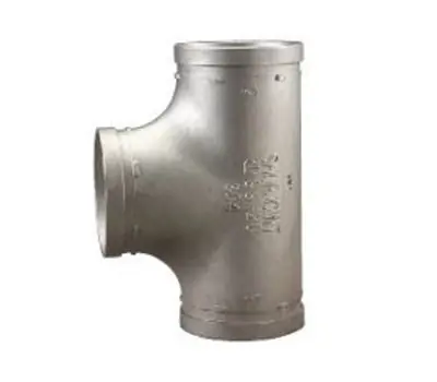 Shurjoint SS20 2 in. Grooved 304 Stainless Steel Tee