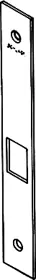 SCHLAGE LOCK 09-662-613 Armor Front for L9010 Passage and L9040 Privacy Mortise Locks