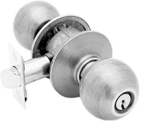 Schlage Lock F51A-ORB-619 Entry Orbit Knob Grade 2 Adjustable Backset
