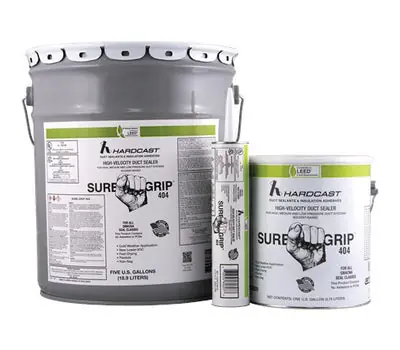 HARDCAST 302009 Sure-Grip 404 Synthetic Rubber Duct Sealant 1 Gallon