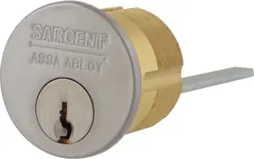 SARGENT 34-LA-32D Rim Cylinder LA Keyway 6-Pin 1-Bitted